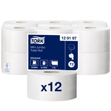Туалетная бумага Tork Universal T2 200м 1-слойная, 12 рулонов