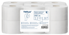 Туалетная бумага Tellus Universal T2 200м 1-слойная, 12 рулонов