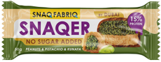 Батончик Snaq Fabriq глазированный с арахисом фисташкой и хрустящим тестом, 50г