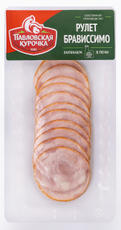 Рулет Павловская курочка Брависсимо нарезка, 80г