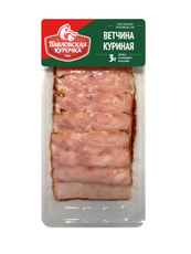 Ветчина куриная Павловская курочка нарезка, 120г