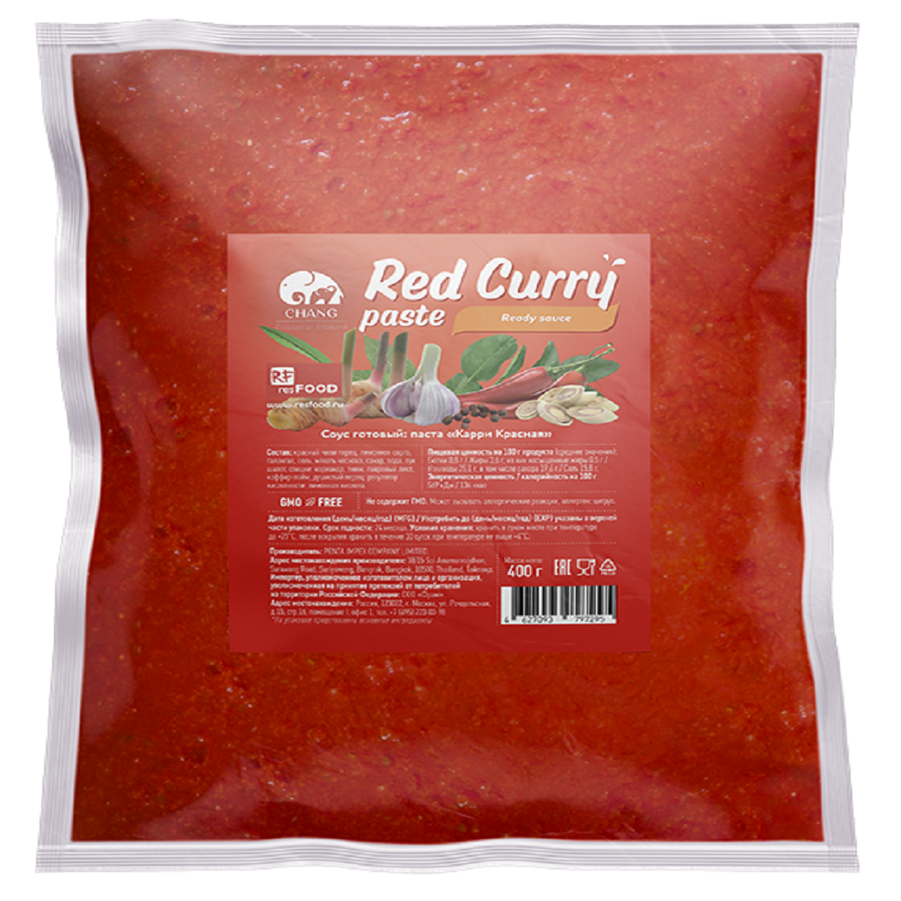 Паста Chang Карри красная, 400г