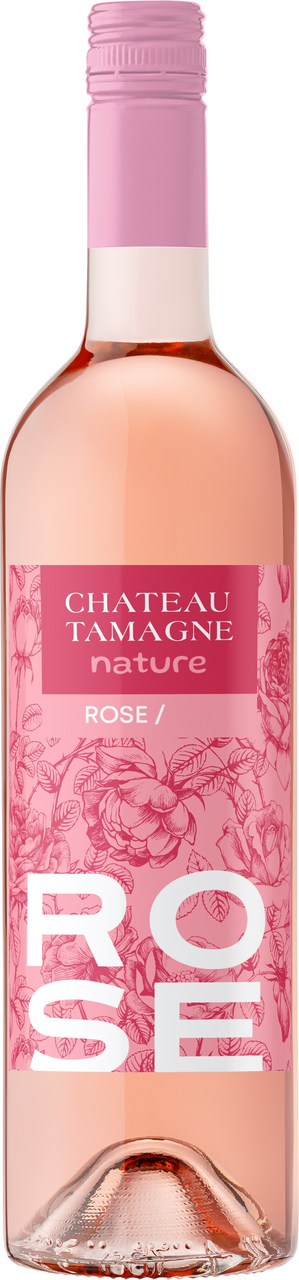 Изображение товара Вино Chateau Tamagne Nature Rose розовое сухое, 0.75л