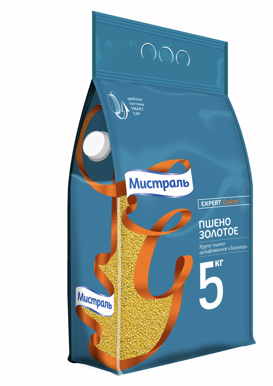 Пшено Мистраль золотое, 5кг