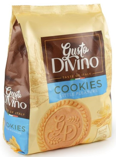 Печенье сахарное Gusto Divino Little Pleasure на сливочном масле, 350г