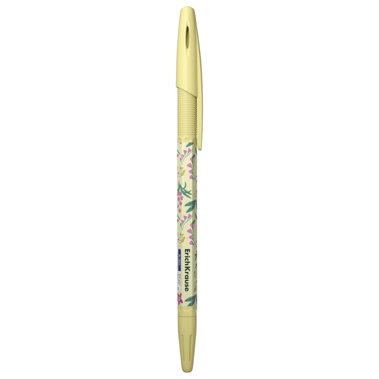 Изображение товара Ручка шариковая Erich Krause Floral Soul синяя Stick R-301, 0.7мм