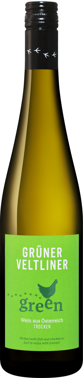 Изображение товара Вино белое полусухое Gruner Veltliner Green 0.75л Австрия