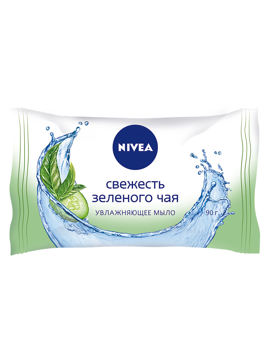 Мыло туалетное Nivea Свежесть зеленого чая увлажняющее, 90г