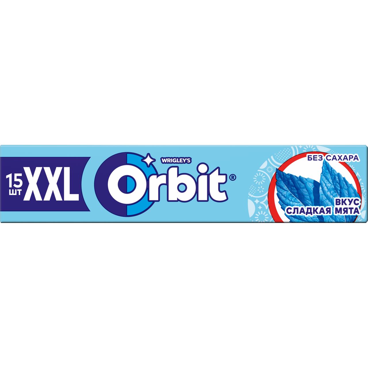 Жевательная резинка ORBIT XXL Сладкая мята 20,4 г