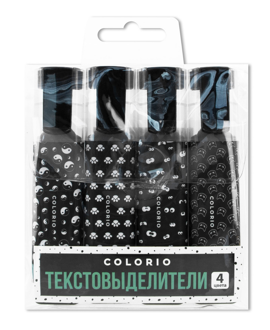 Изображение товара Набор текстовыделителей Colorio мини 4 цвета, 4шт