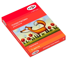 Пластилин Гамма Мультики 8 цветов, 160г