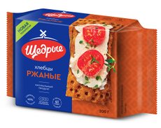 Хлебцы Щедрые ржаные хрустящие, 200г