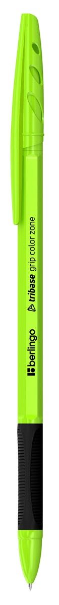 Изображение товара Ручка шариковая Berlingo Tribase Grip Color Zone синяя, 0.7мм