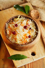 Капуста квашеная Разносол с клюквой, 900г