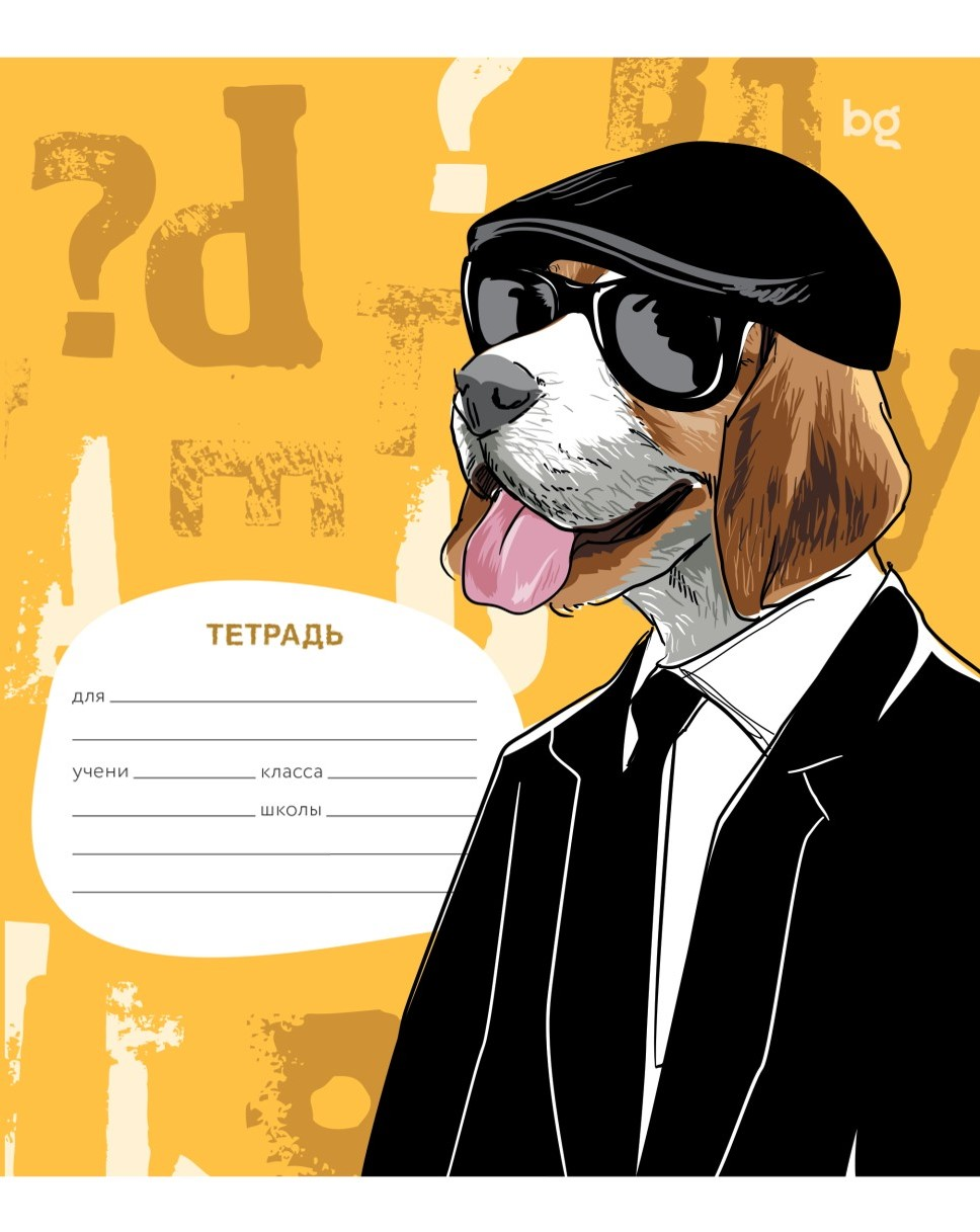 Изображение товара Тетрадь BG Собаки линия, 18л