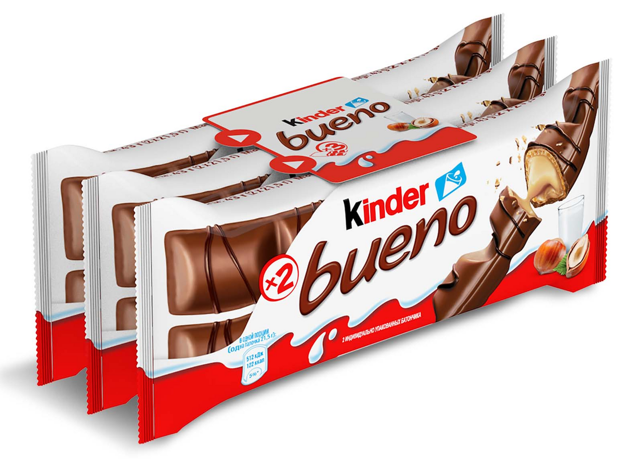 Шоколадку kinder bueno в Молочном шоколаде