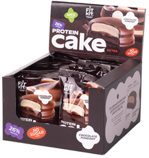 Десерт Fit Kit Protein Cake Extra Тройной шоколад, 50г x 10 шт