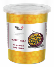 Шарики соковые джус бабл Top Decor маракуйя, 1кг