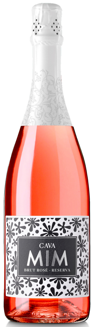 Вино игристое Mim Cava Reserva розовое брют, 0.75л