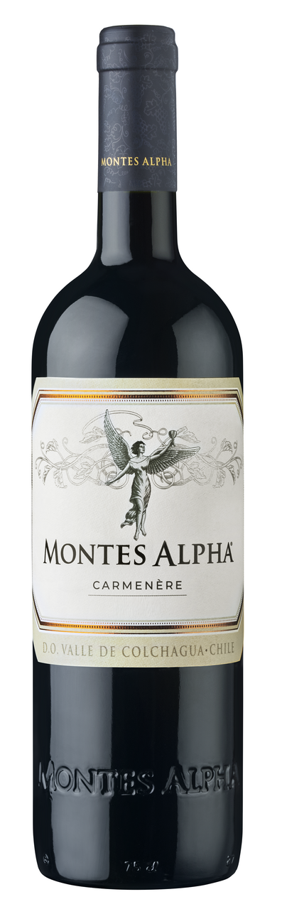 Изображение товара Красное сухое вино Montes Alpha Carmenere 0.75л из Чили, выдержка 12 мес