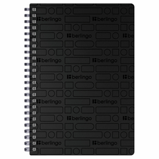 Бизнес-тетрадь Berlingo Your Way черная клетка, 80л