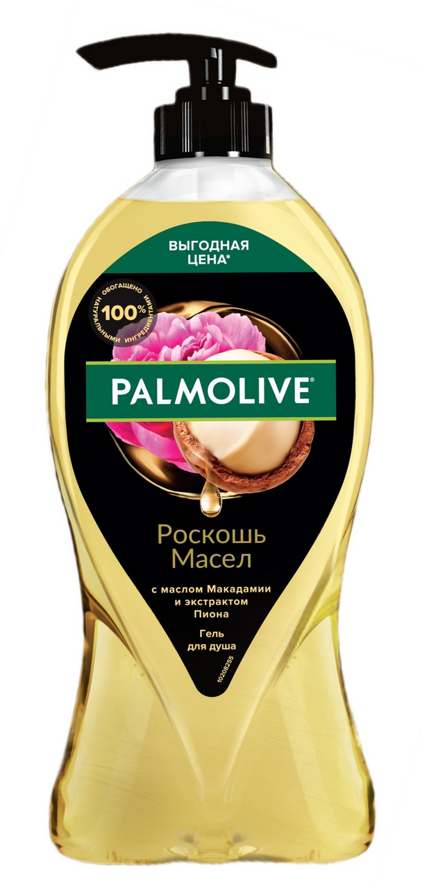 Гель для душа Palmolive Роскошь масел с маслом Макадамии и экстрактом Пиона, 750мл