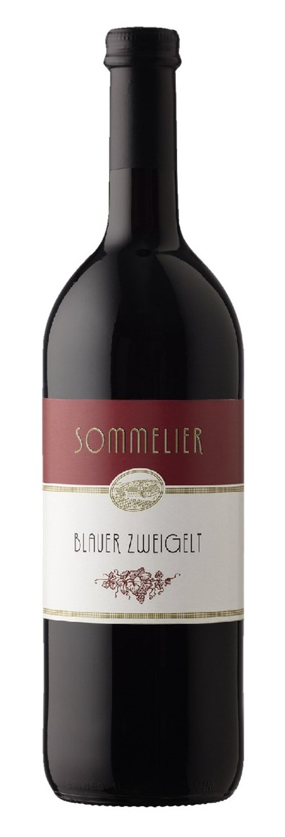 Вино Sommelier Blauer Zweigelt красное полусухое, 1л
