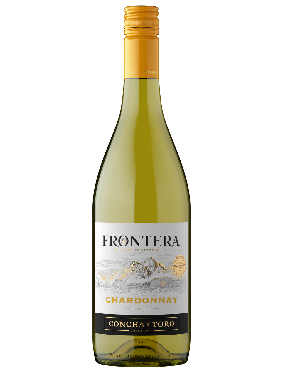 Изображение товара Frontera Chardonnay Белое Полусухое Вино 0.75л Чили