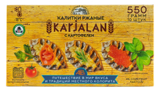 Калитки Северная Карелия ржаные с картофелем 10шт замороженные, 550г