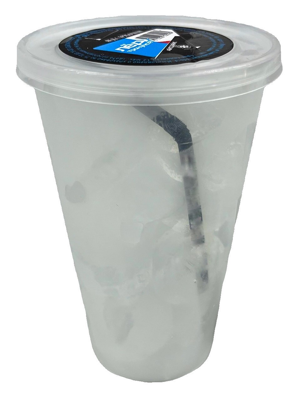 Лед пищевой Лед тронулся стакан с трубочкой, 180г