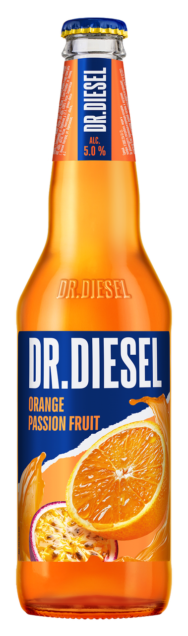 Изображение товара Напиток пивной Doctor Diesel апельсин-маракуйя, 0.4л