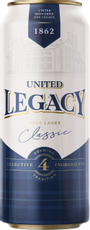 Пиво United Legacy Classic лагер светлое, 0.43л
