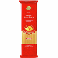 Макароны лапша Шебекинские Лингвини №011 высший сорт, 450г