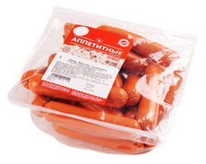 Сосиски Волков Аппетитные куриные, ~ 1кг