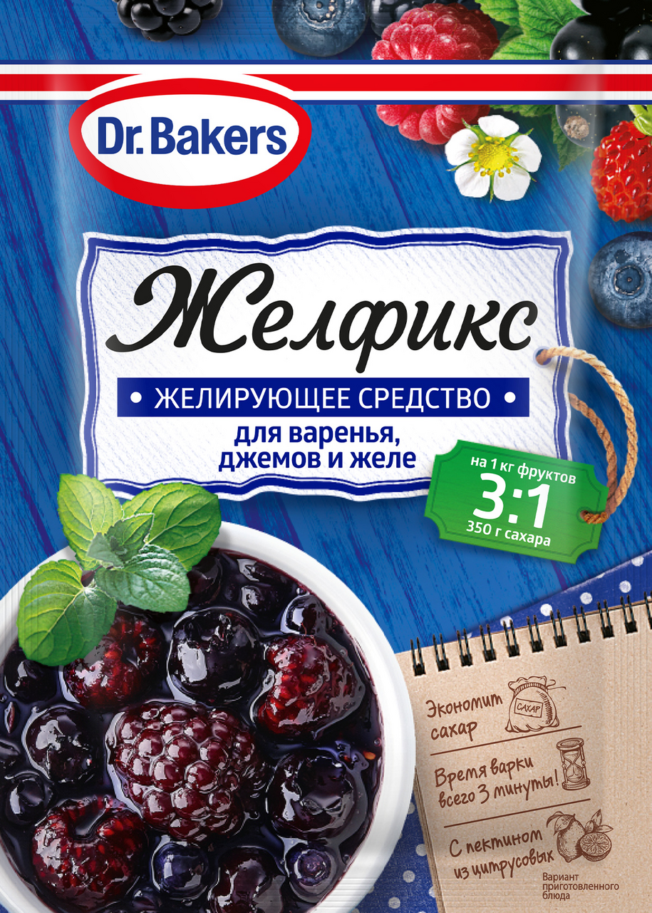 Желфикс Dr.Bakers 3:1, 25г