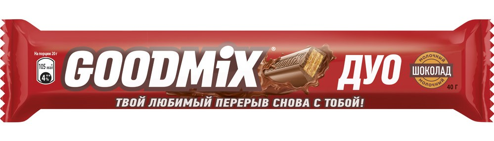 Батончик Goodmix Дуо, 40г