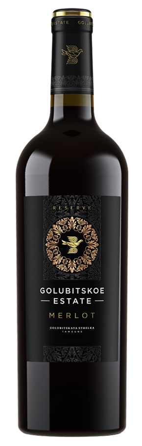 Изображение товара Красное сухое вино Merlot Golubitskoe Reserve 0.75л из России