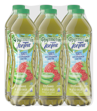 Холодный чай Фрутмотив холодный клубника-алоэ, 1.5л x 6 шт
