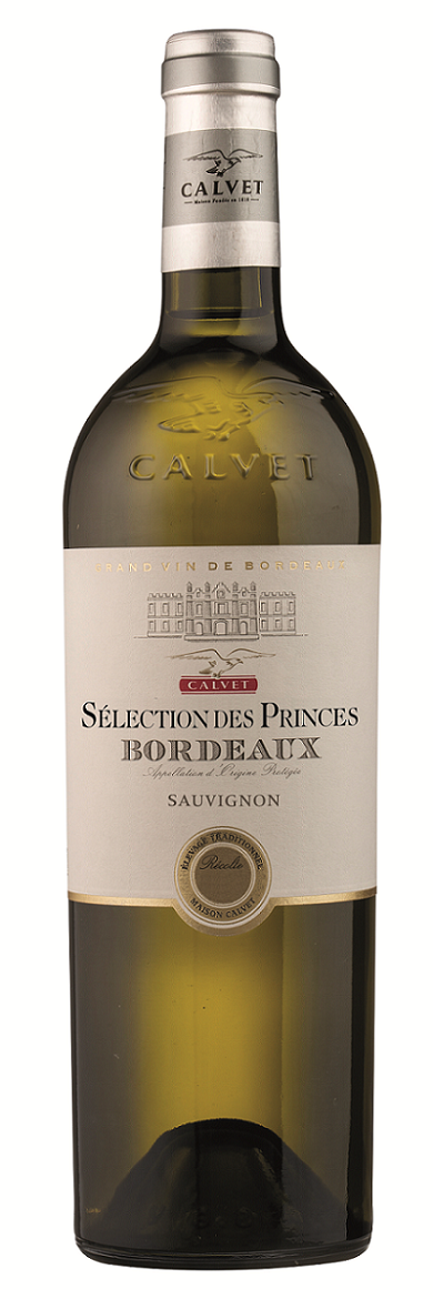 Изображение товара Вино Calvet Selection des Princes Bordeaux белое сухое, 0.75л