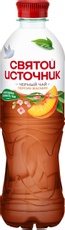 Холодный чай Святой Источник черный персик-жасмин, 500мл