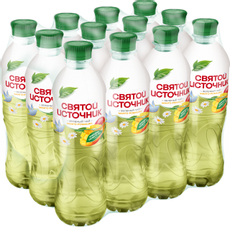 Холодный чай Святой Источник зеленый манго-ромашка, 500мл x 12 шт