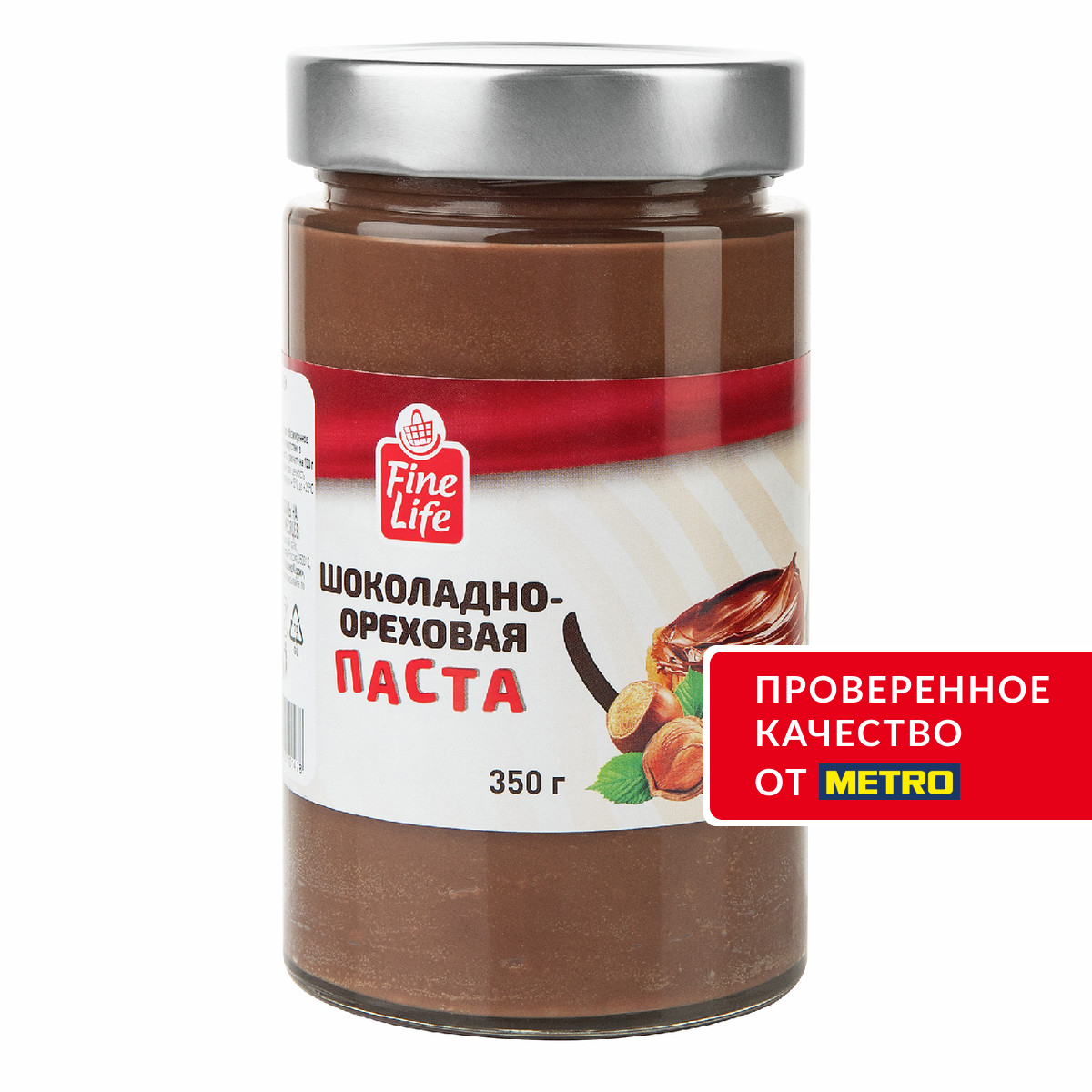 Fine Life Паста шоколадно-ореховая, 350г