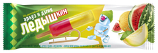 Фруктовый лед Ледышкин Арбуз и дыня на палочке ГОСТ, 60г
