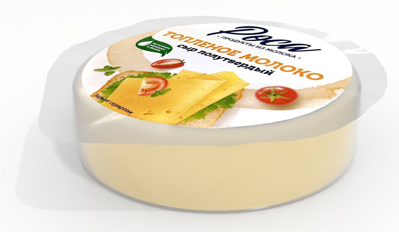 Сыр Роса топленое молоко 45%, 200г