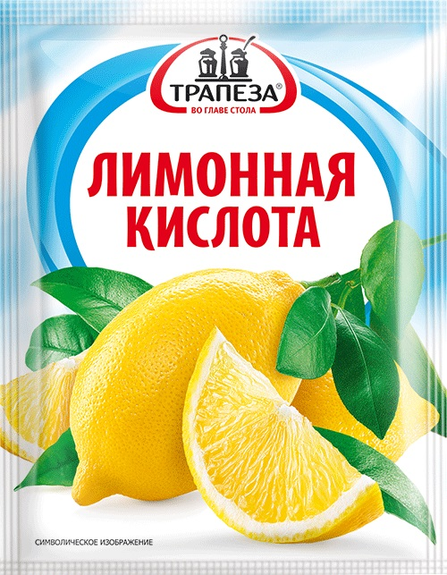 Лимонная кислота ТРАПЕЗА, 25 г