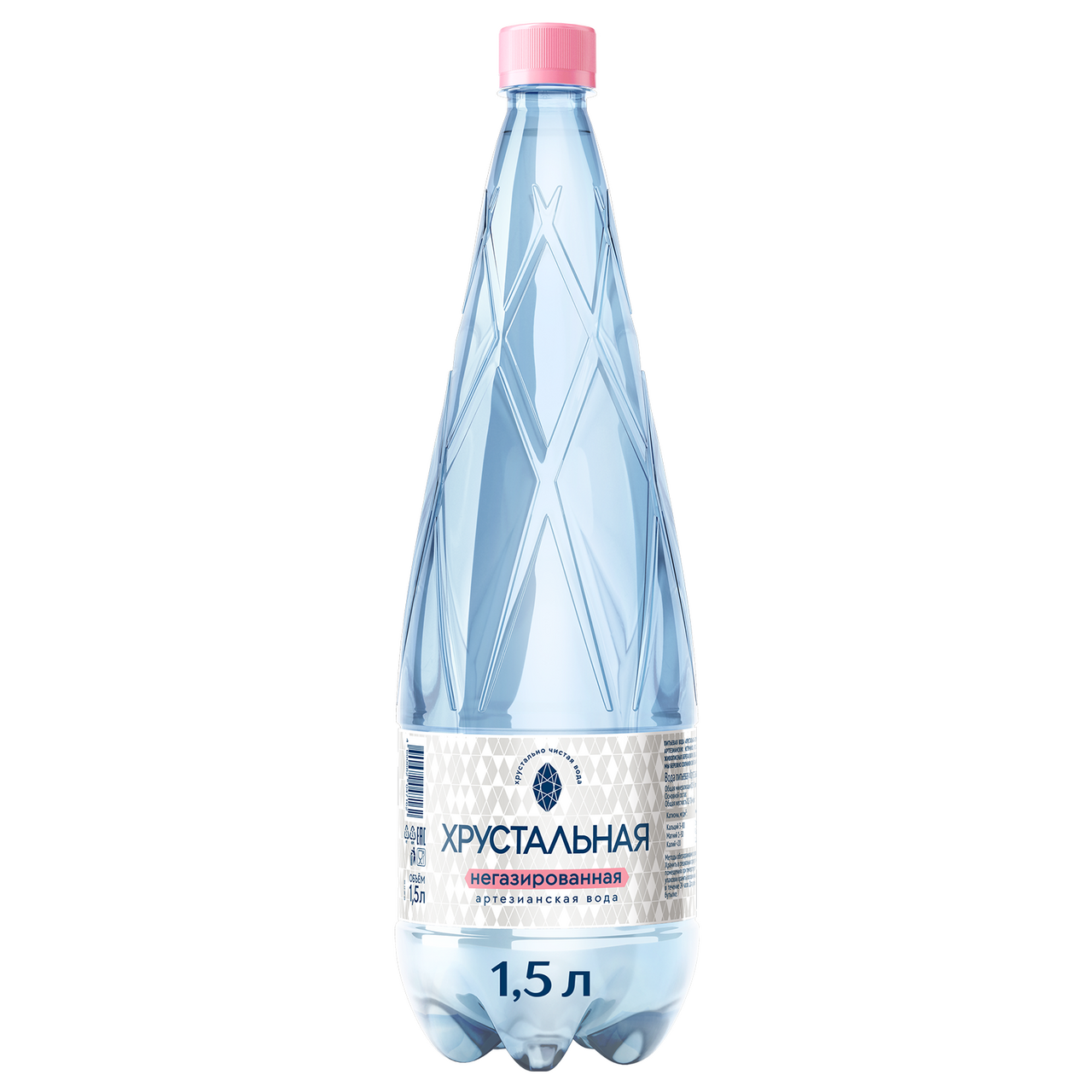 Вода Хрустальная негазированная, 1.5л
