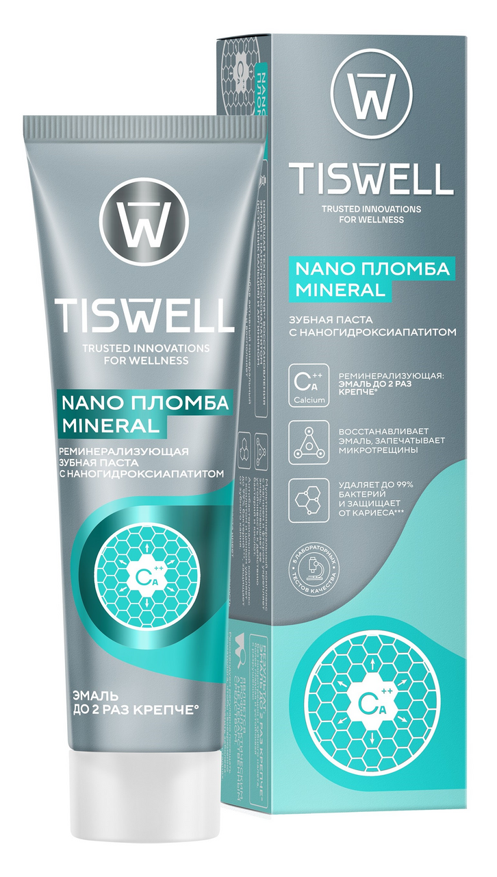 Изображение товара Зубная паста Tiswell Nano Mineral пломба, 110г