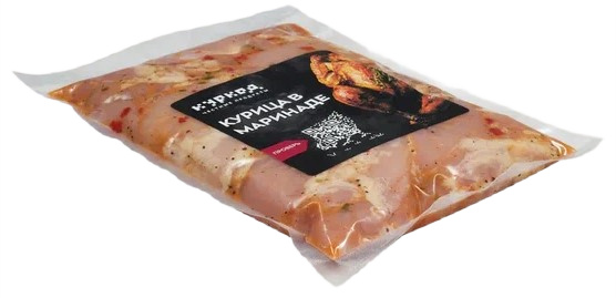 Изображение товара Мясо бедра цыпленка-бройлера Куркод Гурман без кожи 950 г Россия для запекания и жарки