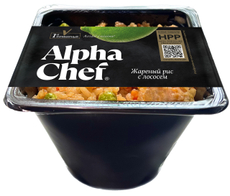 Рис AlphaChef с лососем жареный, 250г