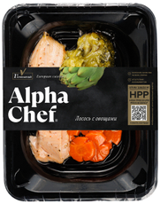 Лосось AlphaChef с овощами, 250г